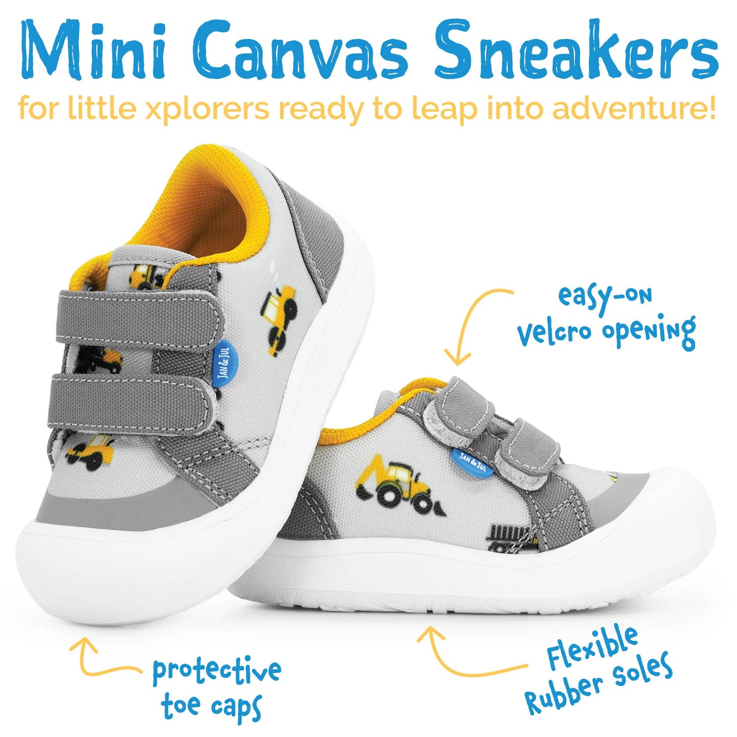 Navy/Khaki | Toddler Mini Canvas Sneakers