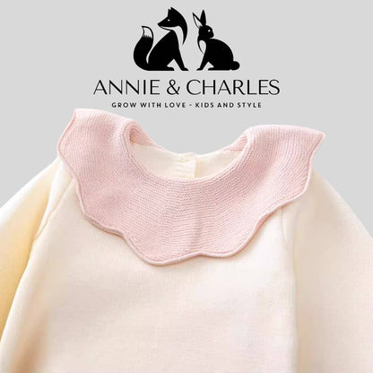 Annie & Charles® Fine Knit Bodysuit "Rosie Collar"