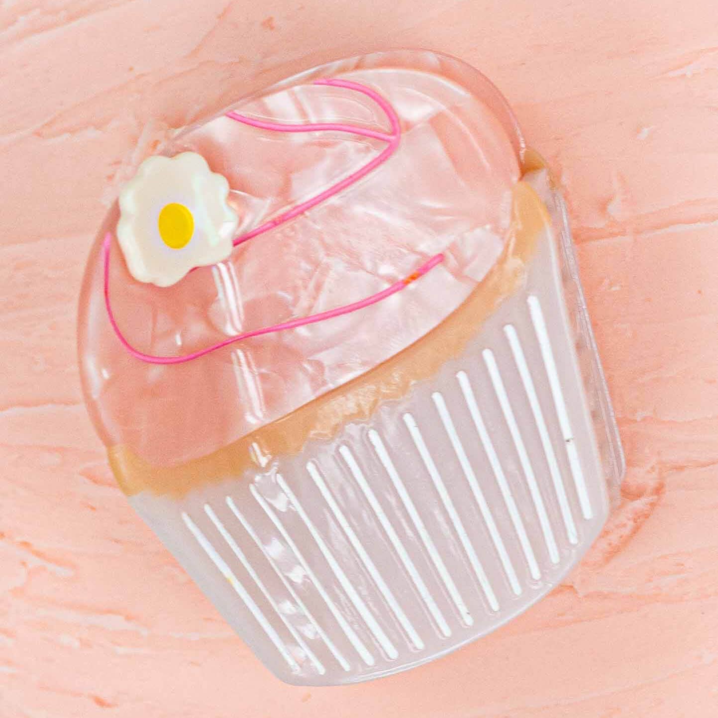 *SALE* Midi Carrie Cupcake Hair Claw Clip