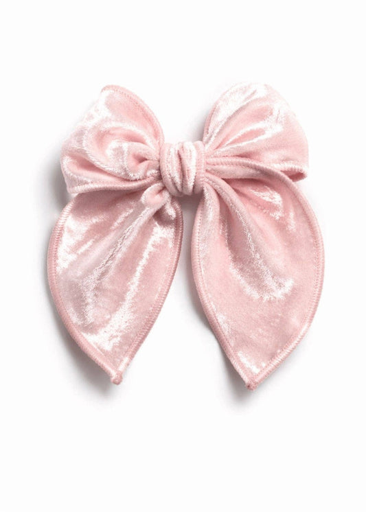 The Ballet Slipper Lauren Velvet Bow