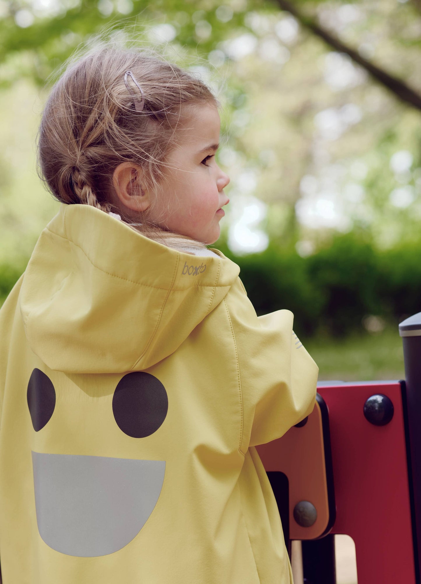 WISTITI Windbreaker Rain Jacket - Yellow: 7-8y (128cm)