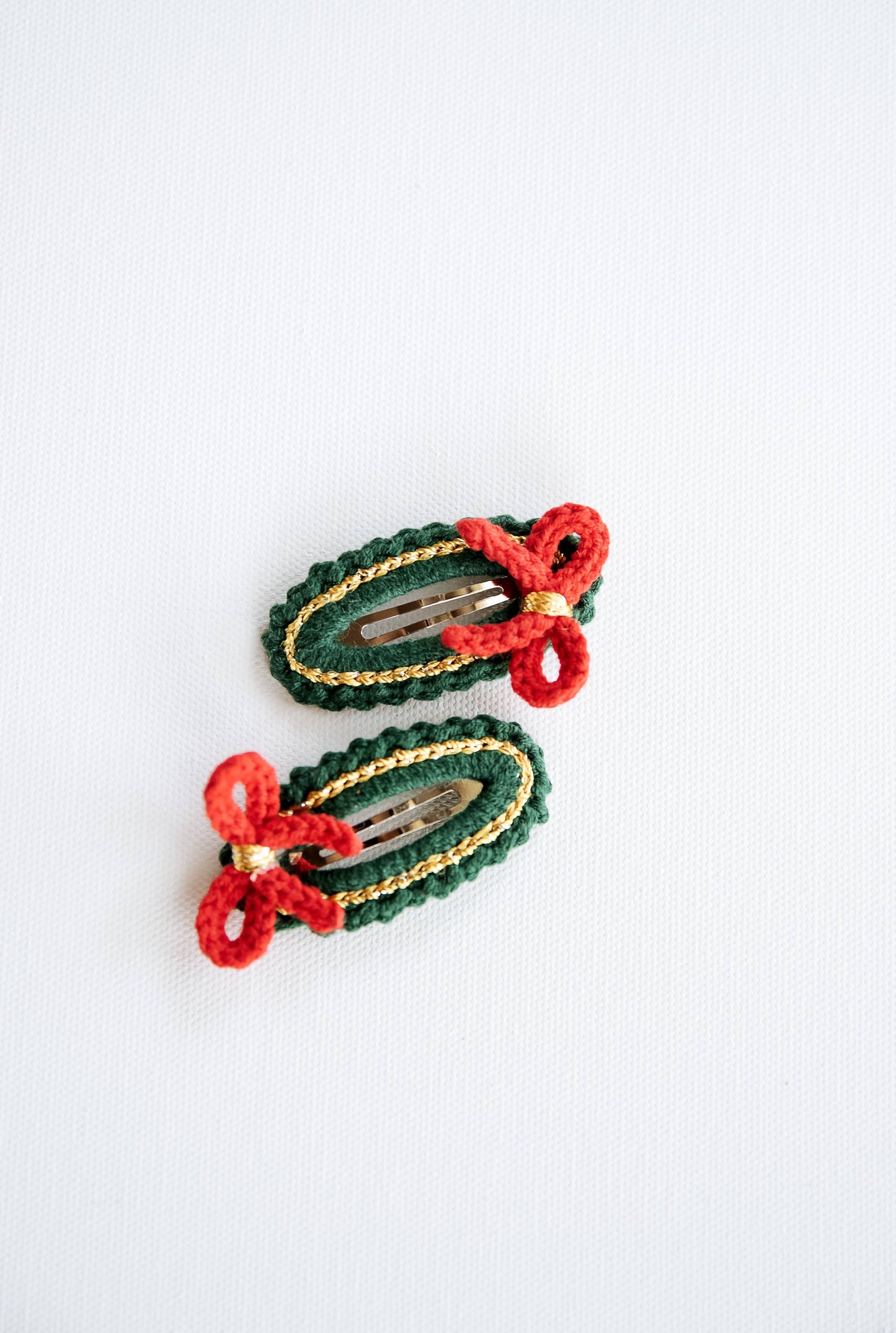 Christmas Hair Clips: Santa Hair Clip