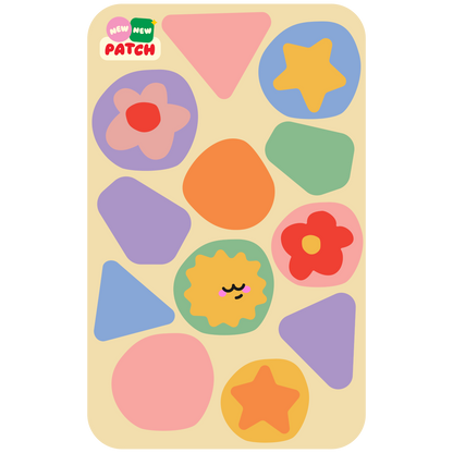 Pastel Sticker Patch Sheet
