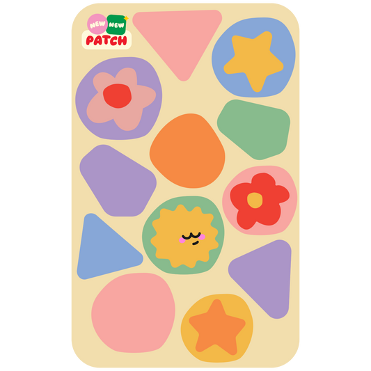 Pastel Sticker Patch Sheet
