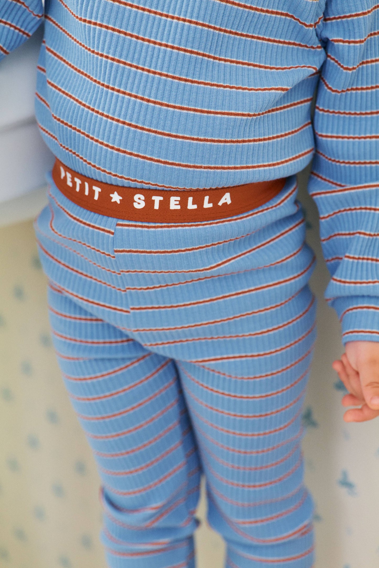 Blue Cocoa Nights Pajama Set: S