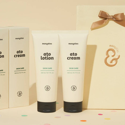 Mongdies Baby Ato Cream 240ml | 200-Hour Moisture Lock | 6 Ceramides | For Delicate Newborn Skin