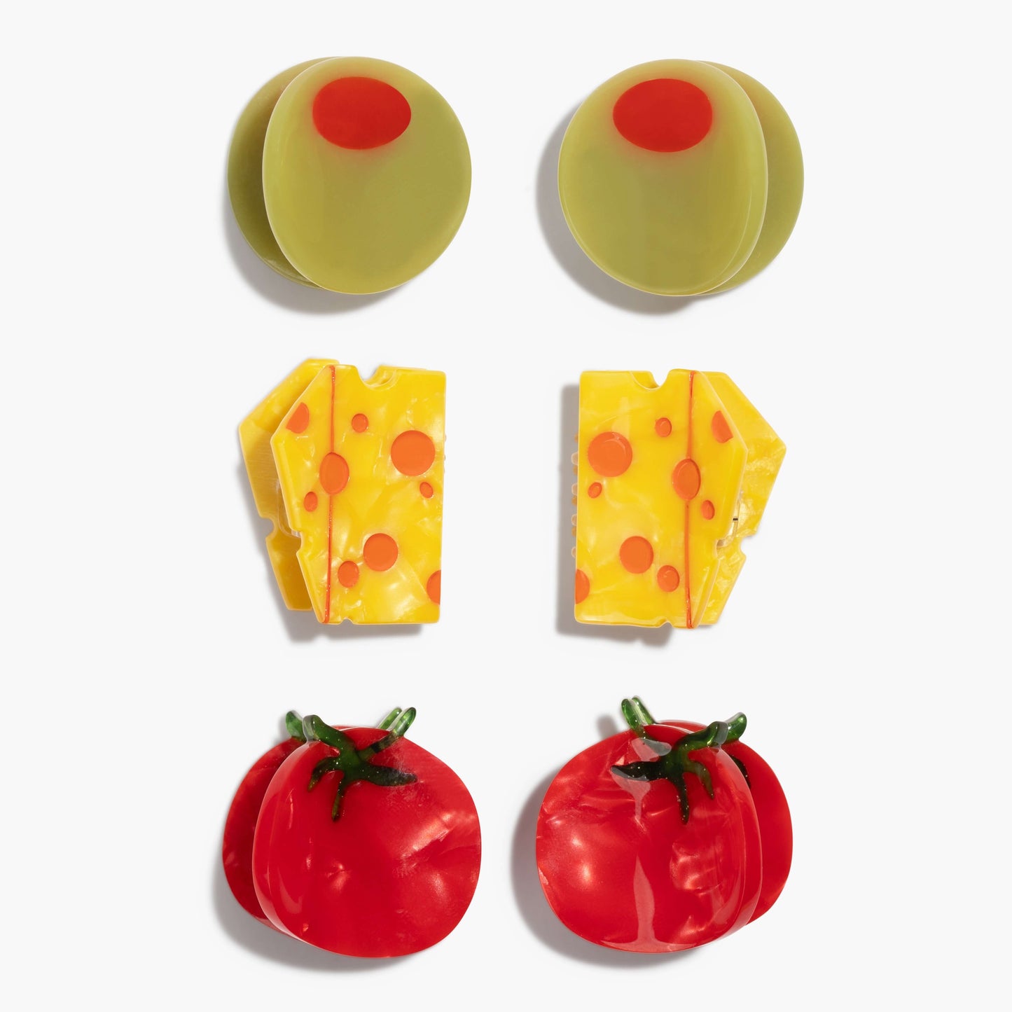PREORDER: Micro Snack Board Hair Claw Clip Set
