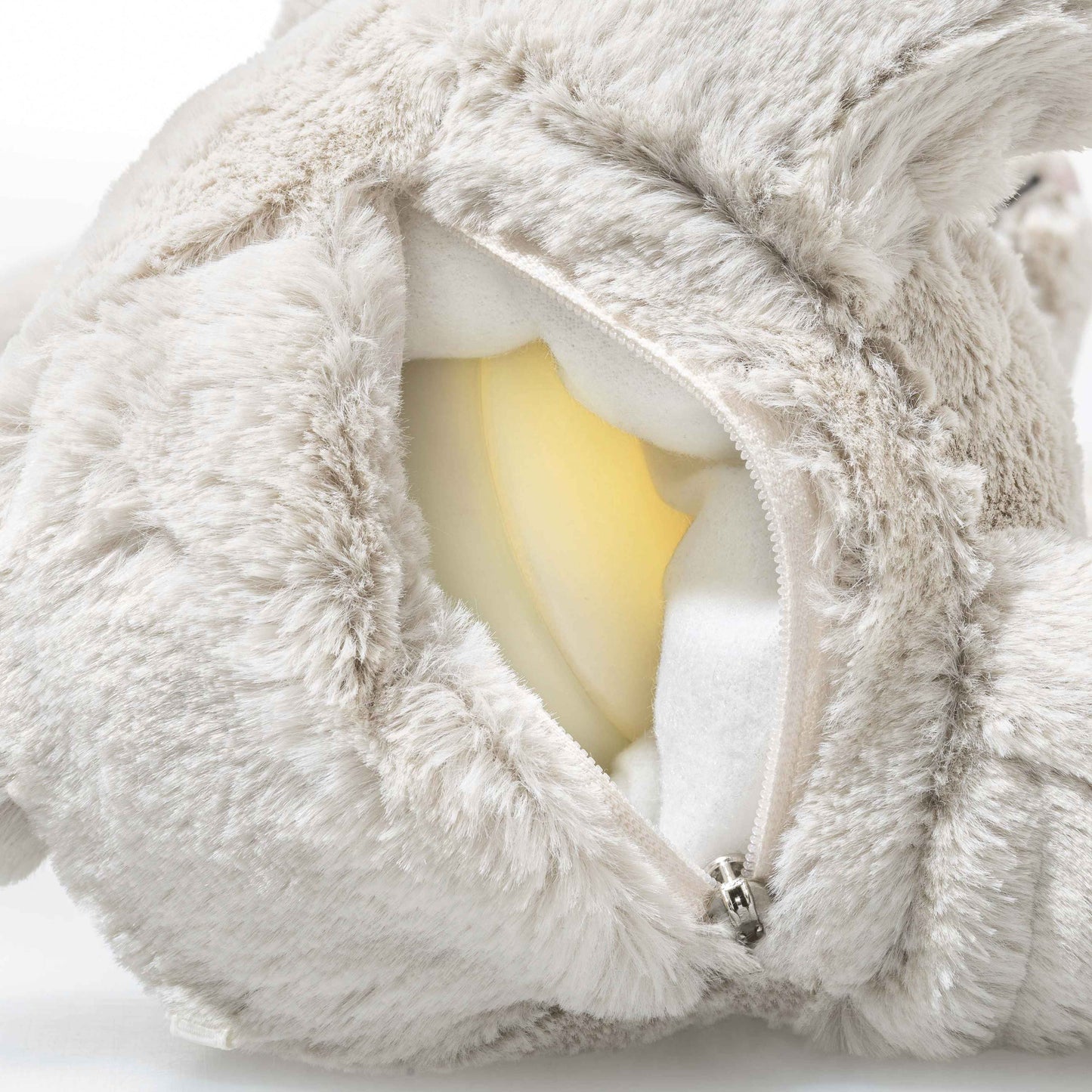 Light at Night Hoppie Rabbit Stuffed Plush, 11 Inches