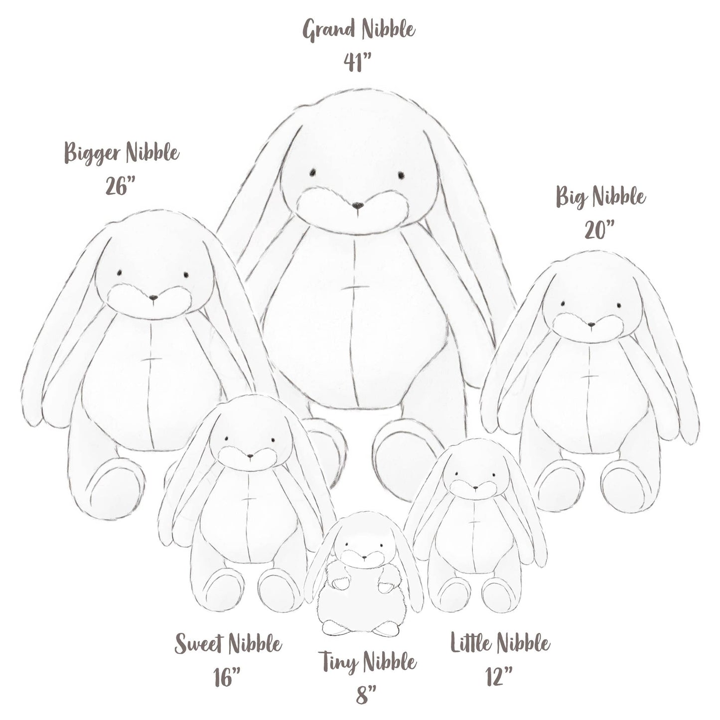 Tiny 8" Nibble Bunny - Lemongrass