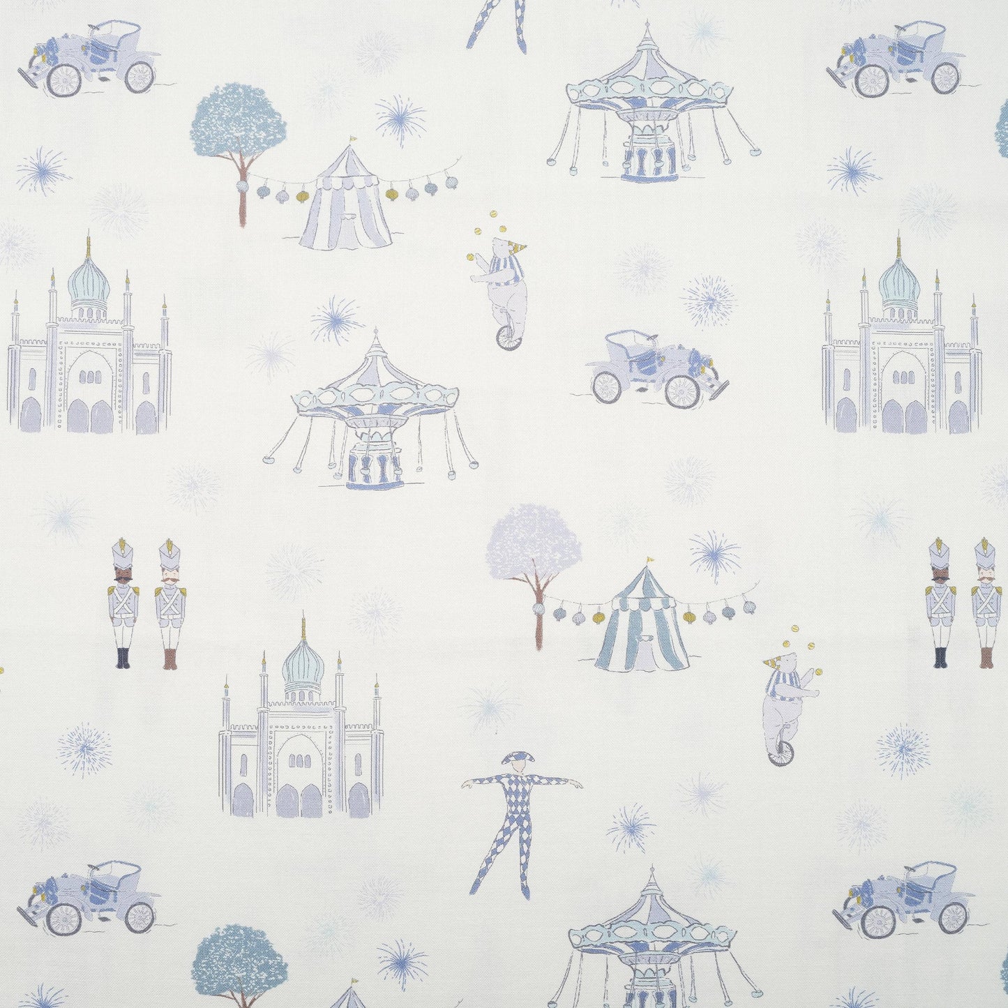 Adventures in Wonderland Swaddle - Aqua