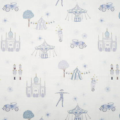 Adventures in Wonderland Swaddle - Aqua