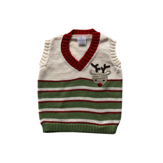 Reindeer Vest: 12M