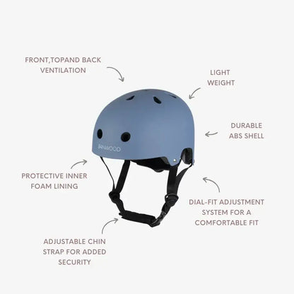 BANWOOD BALANCE BIKE & HELMET SET - BLUE