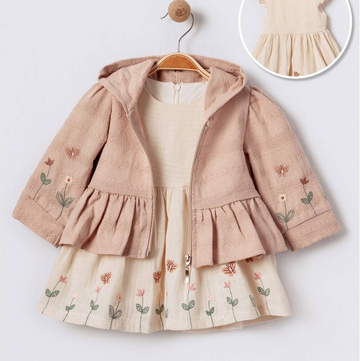 Little Girl Dress - 2 Piece Set Outfit for Toddler Girls: 24 Months