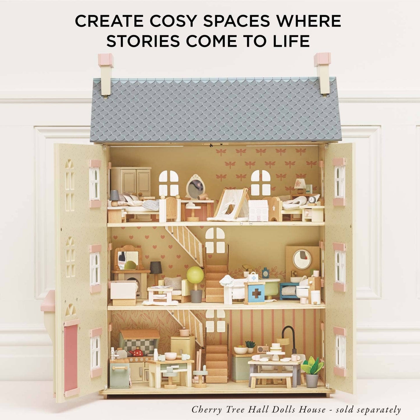 Wooden Dolls House Kitchen Furniture