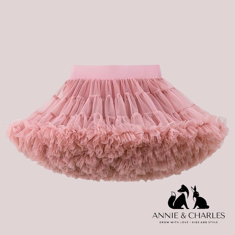 Annie & Charles® tulle skirt: Blush