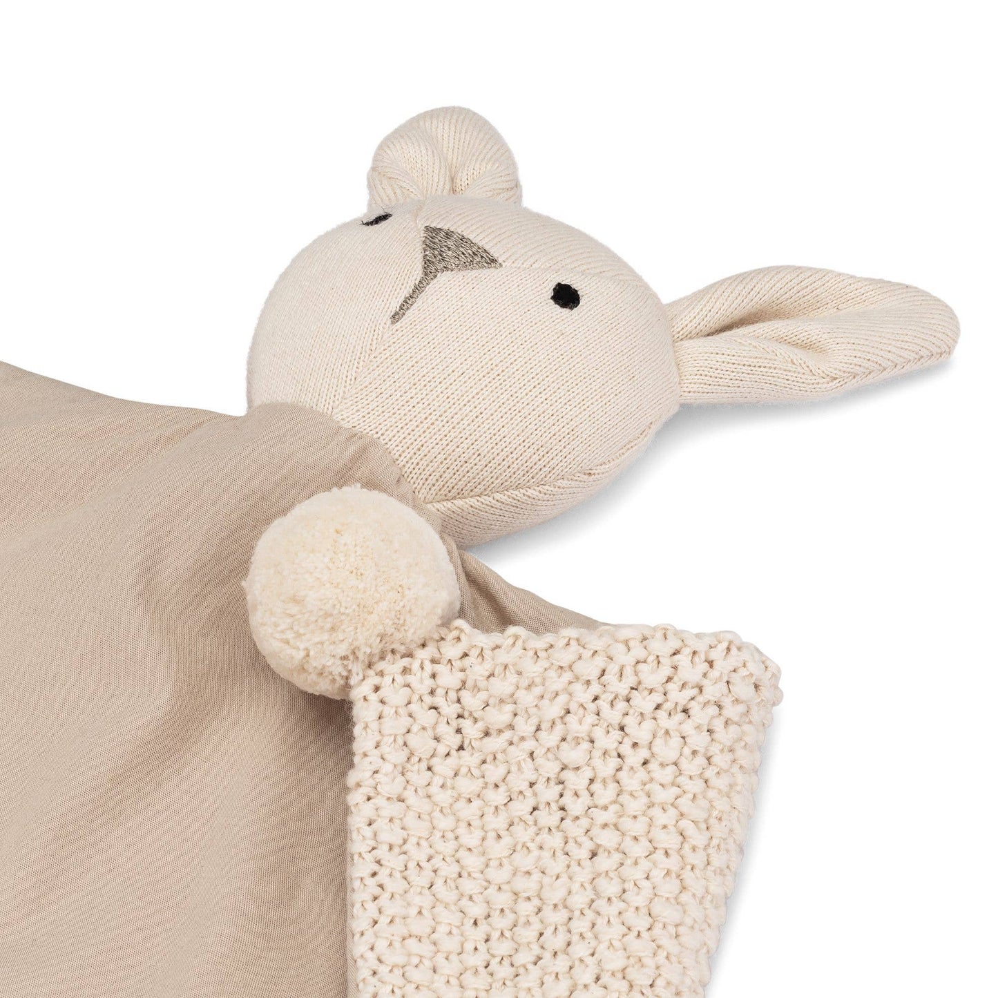 Avery Organic Baby Lovey Blanket (Ollie The Bunny)