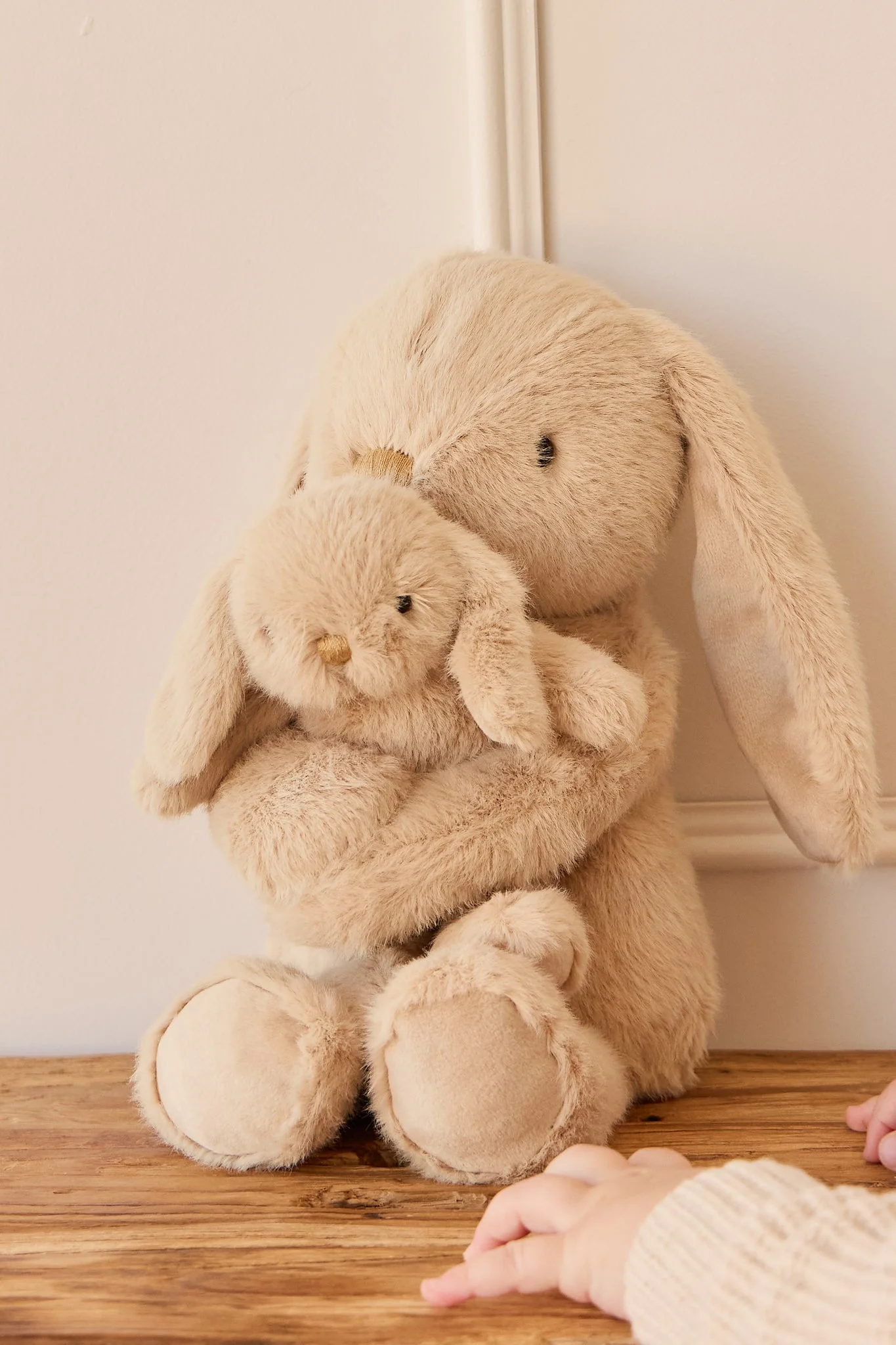Plush - Frankie the Hugging Bunny -Caramel - Snuggle Bunnies