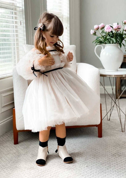 Coco-Caramel Tulle Dress: 8 Years
