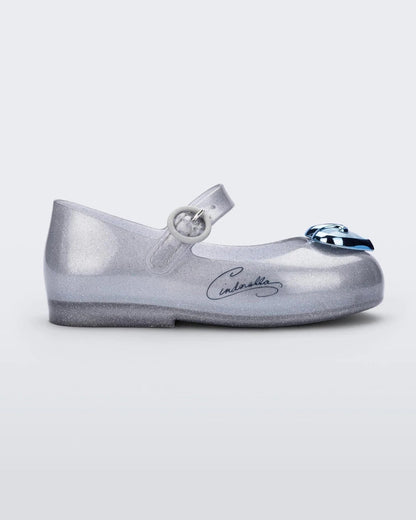 Mini Melissa + Disney Sweet Love Princess Baby Ballerinas: Silver