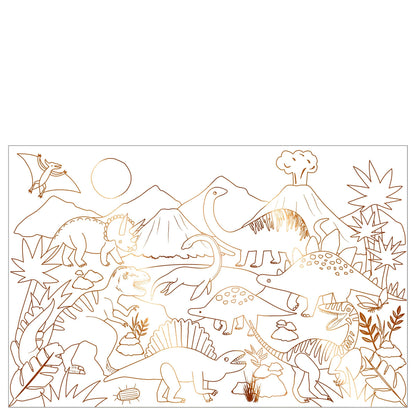 Dinosaur Kingdom Coloring Posters