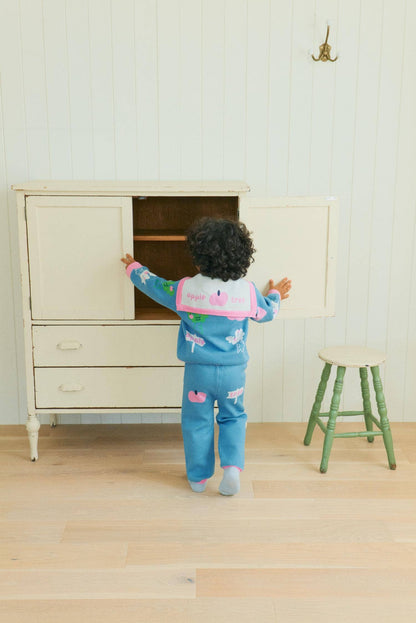 Apple Tree Jacquard Pants: 4T