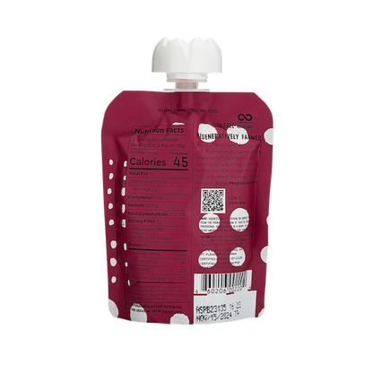 Organic Regenerative Apple+Sweet Potato+Beet Puree: 24 (90g) pouches