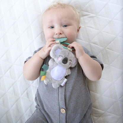 Itzy Pal™ Plush + Teether: Strawberry