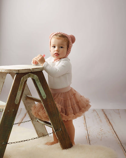 Annie & Charles® tulle skirt: Blush