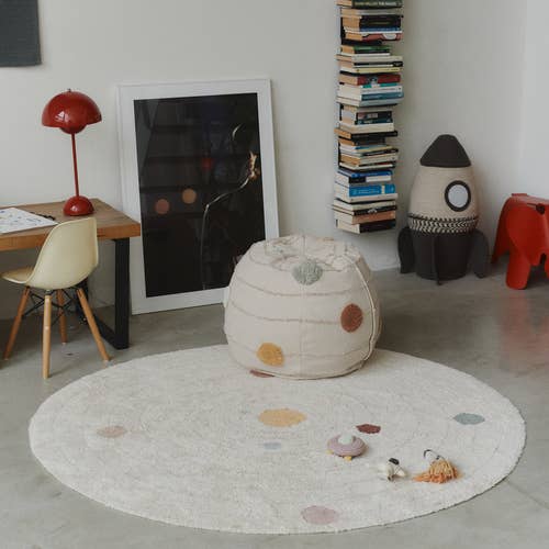 Pouf Solar System: 1’ 8” Ø  x  1’ 6”