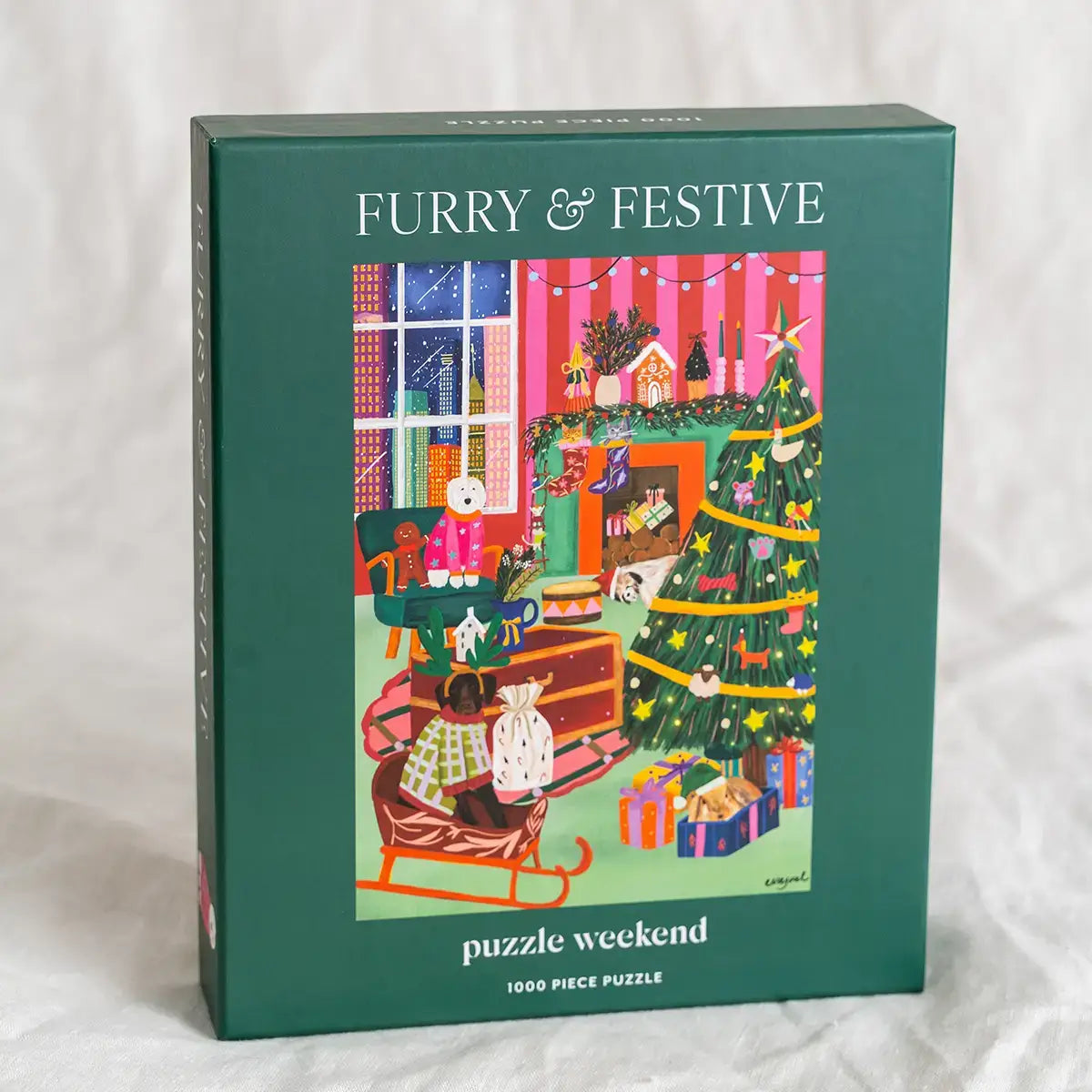 Furry & Festive 1000 Piece Jigsaw Puzzle