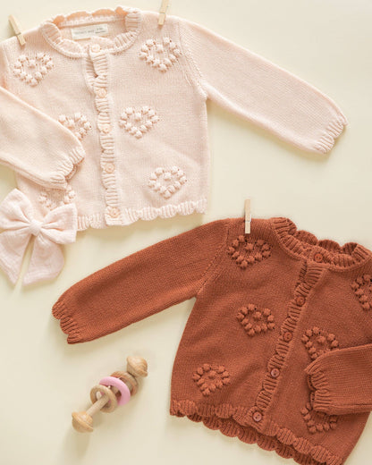 Knit Cardigan - Red