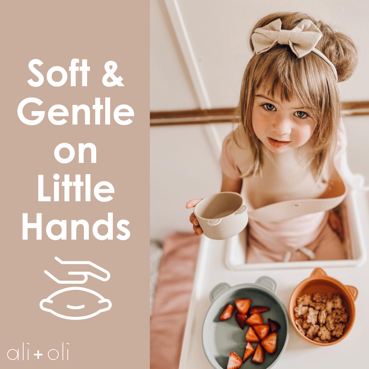 Ali+Oli (3pc) Stackable Snack Bowl Set ( Blue Horizon)