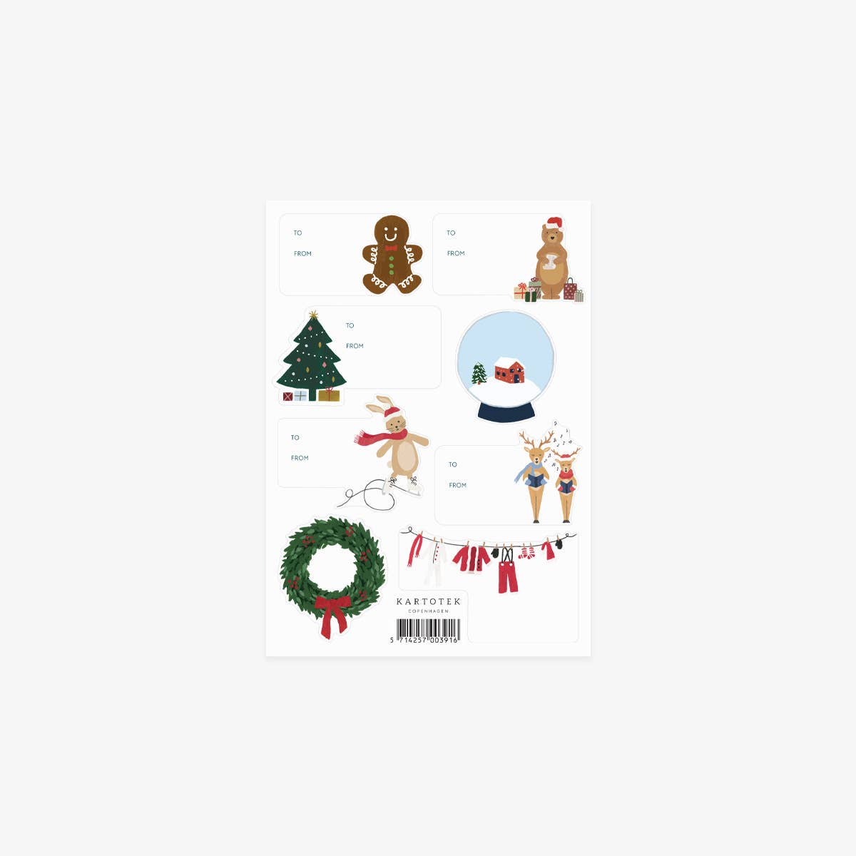 Gift Tag Stickers // Christmas