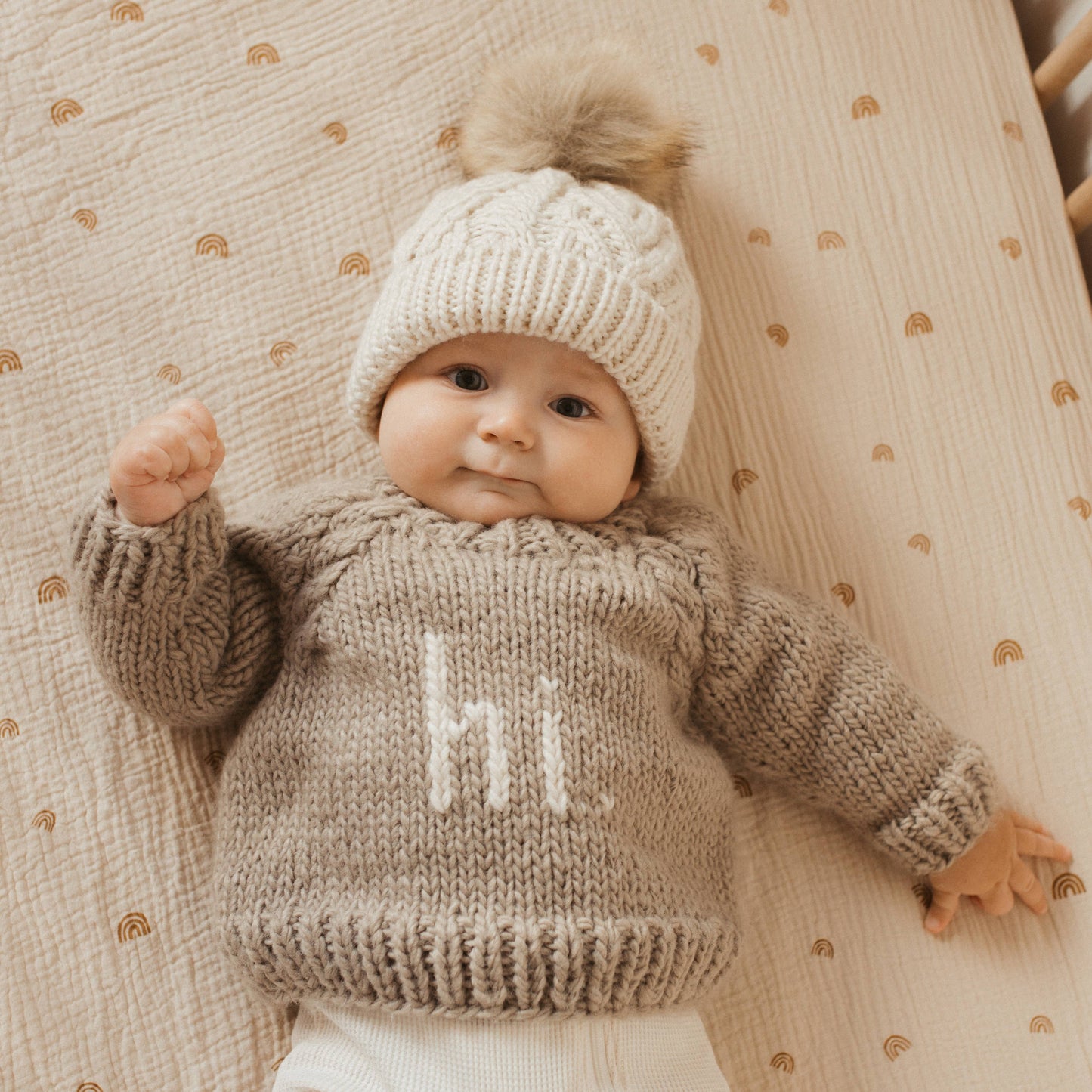 Hi. Pebble Crew Neck Sweater Baby & Toddler: 0-6 months