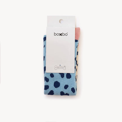 Snow Blue Long Socks for Kids