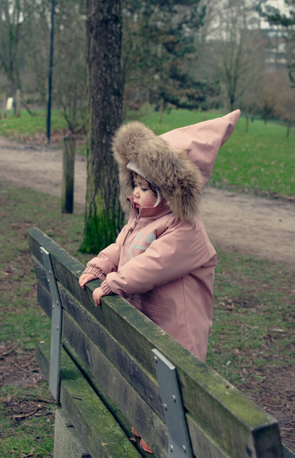 Warm Waterproof & Snowproof Kids' Winter Coat (Pink)