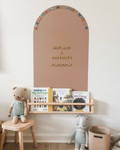 Magic Playwall - Arch Magnetic Wall Decal for Kids: Caramel
