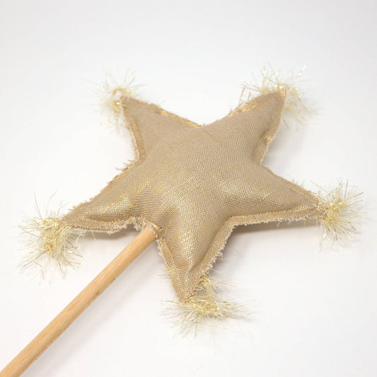 Leighton Wand w/#14G Gold Eyelash: Gold / One size
