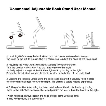 Comme moi Adjustable Book Stand