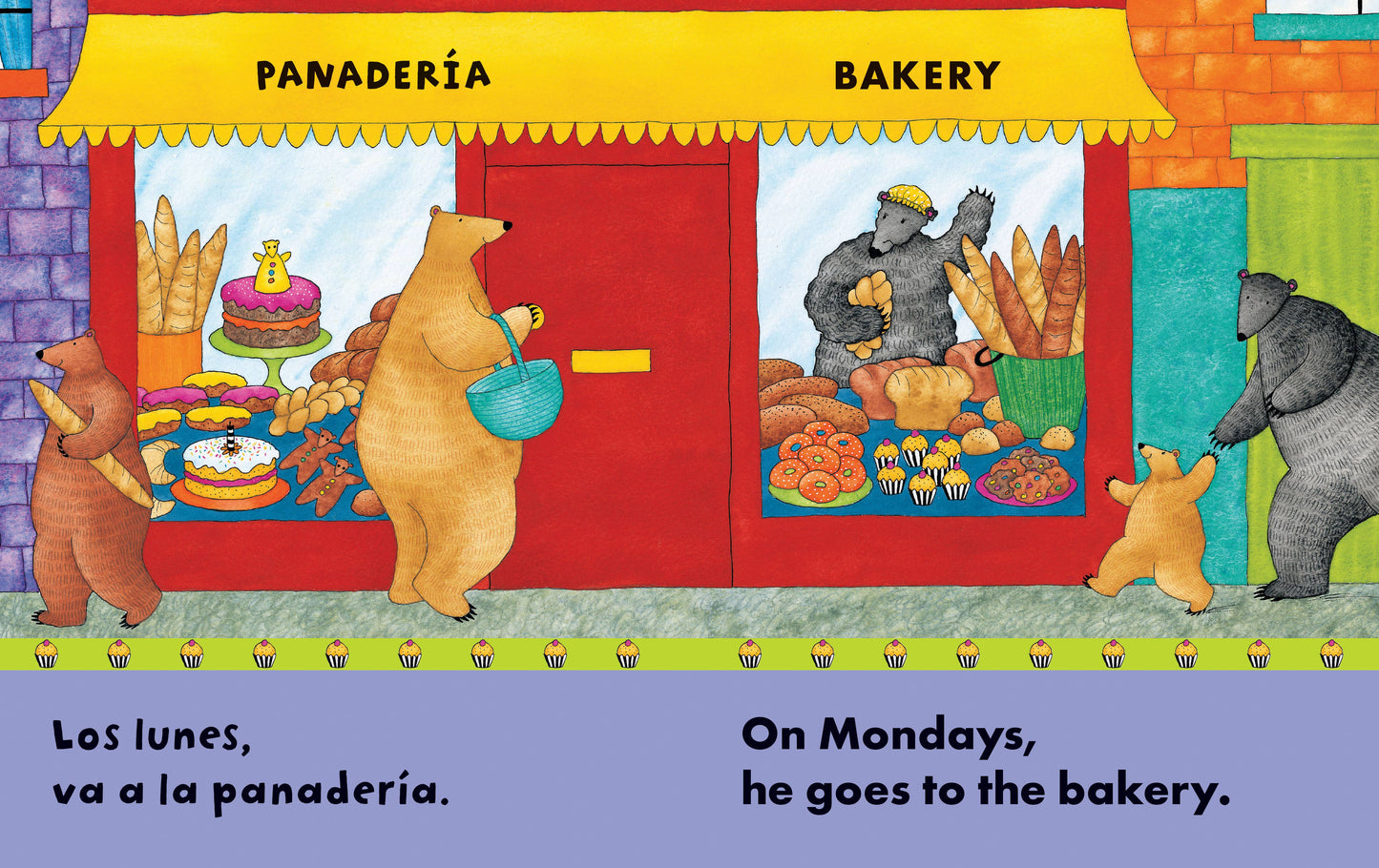 Bear About Town (Bilingual Spanish & English)