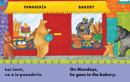 Bear About Town (Bilingual Spanish & English)