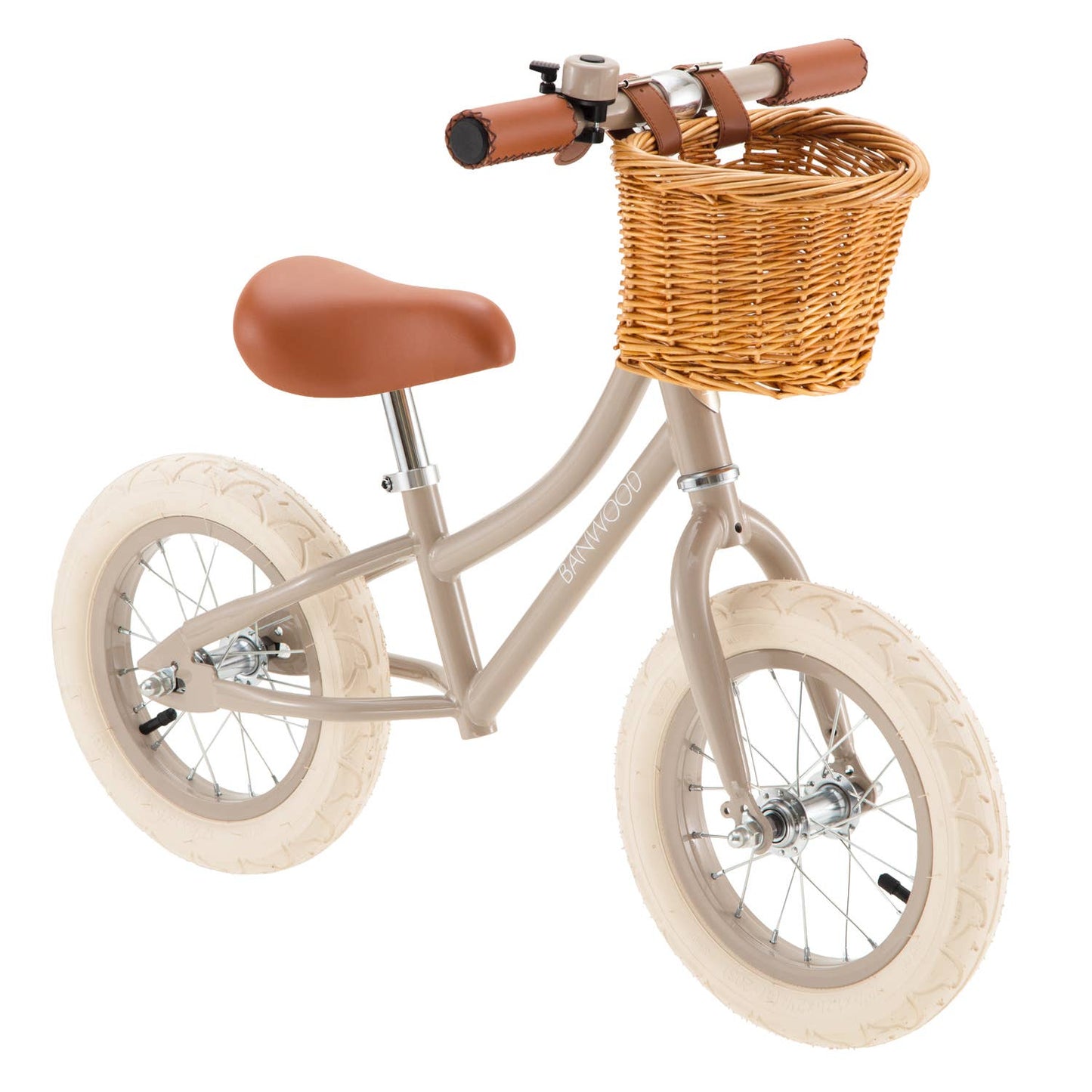 BANWOOD BALANCE BIKE 12" FIRST GO VINTAGE - BEIGE