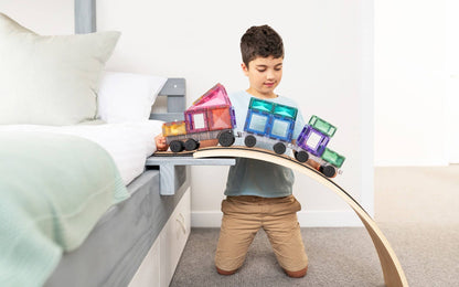 CONNETIX Magnetic Tiles Pastel Transport Pack, 50 Pieces