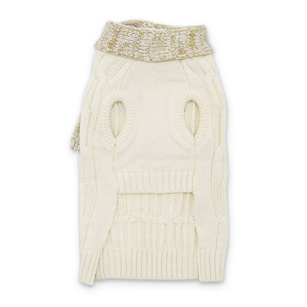 Reindeer Scarf Sweater: XS