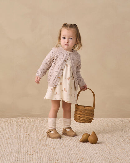 Knit Cardigan Lilac Mist
