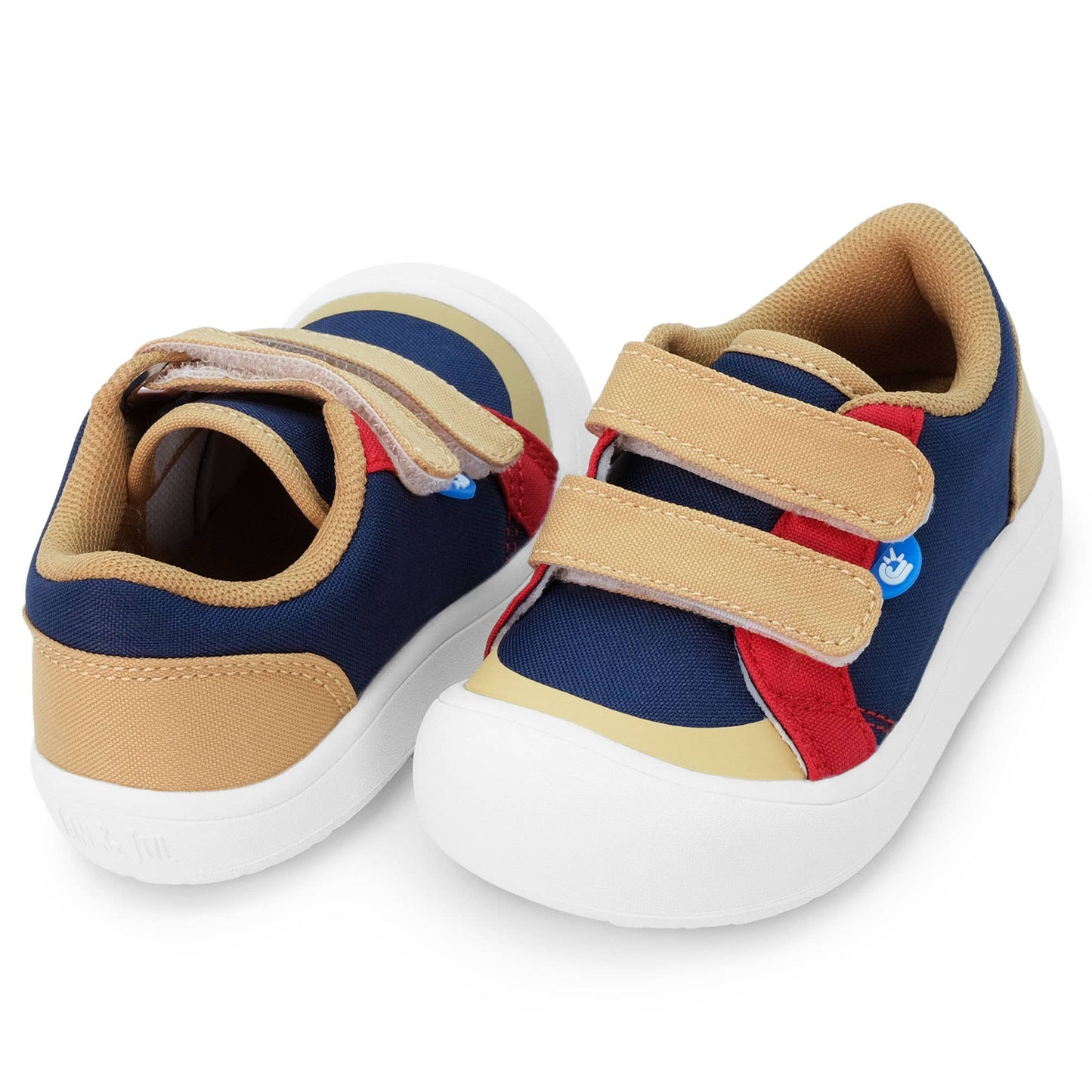 Navy/Khaki | Toddler Mini Canvas Sneakers