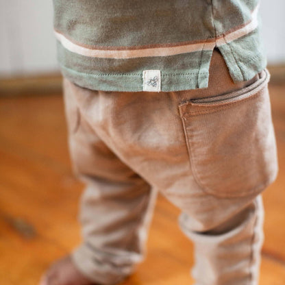 Holland Stripe Infant Tee Set: Tranquility / 12 Months