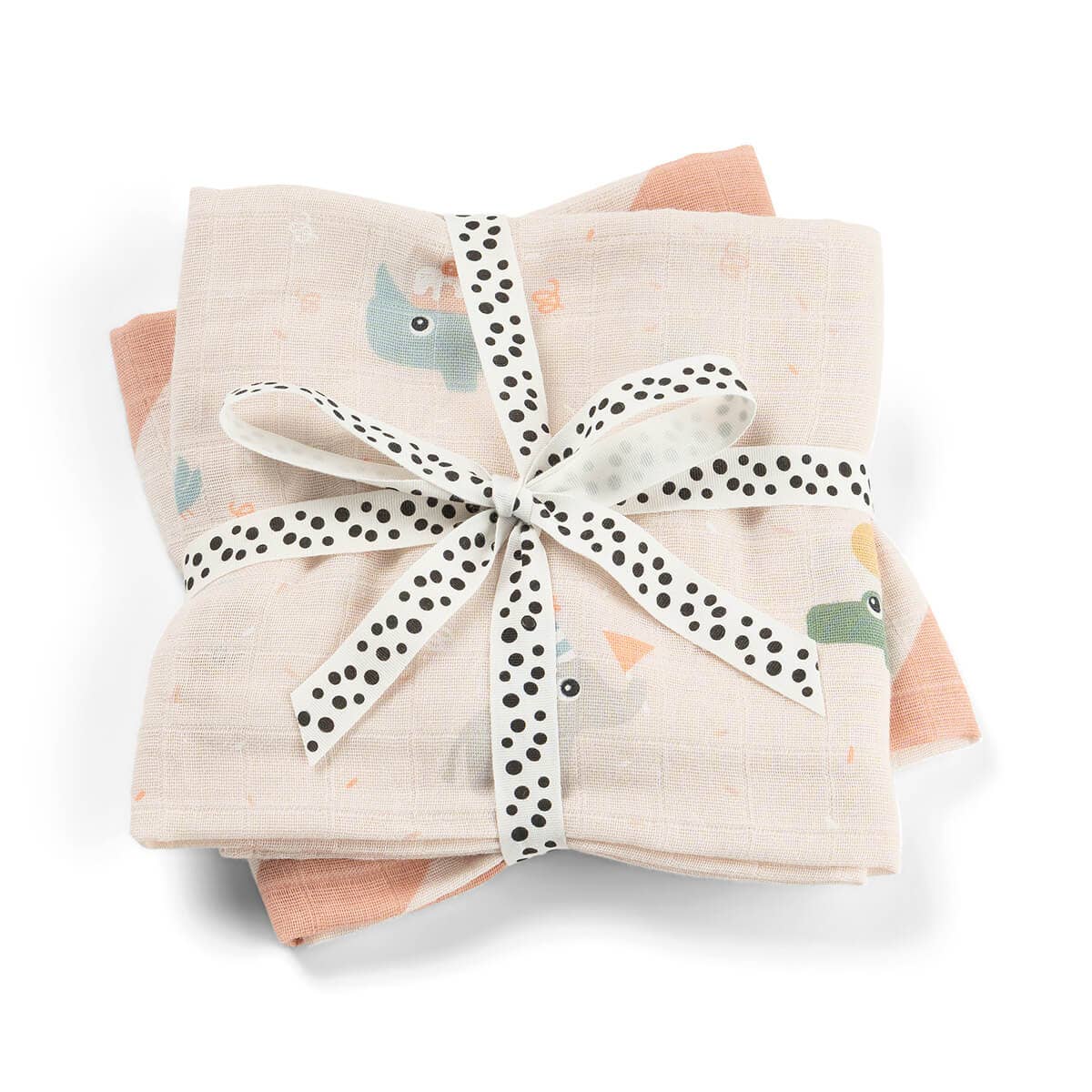 Burp cloth 2-pack Celebration Powder