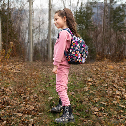 Navy Forest | Little Xplorers Mini Preschool Backpack